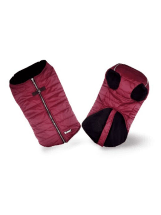 Pet Interest Puffer Vest Red Fleece / Waterproof / Windproof Dog Coat XSmall with 25cm Back Length 52205