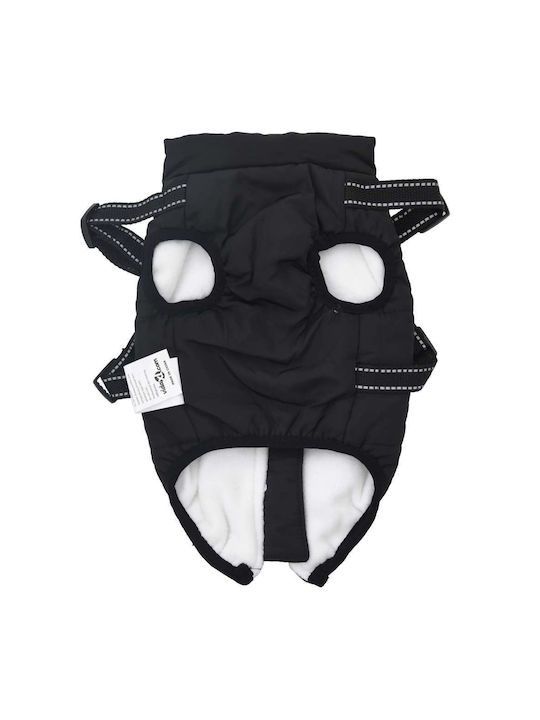 vidaXL Hundemantel Schwarz
