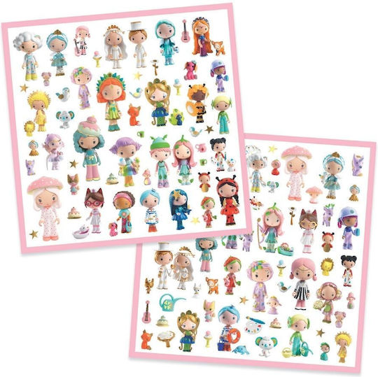 Djeco 160 Stickers 4 Sheets "Animals of Europe"