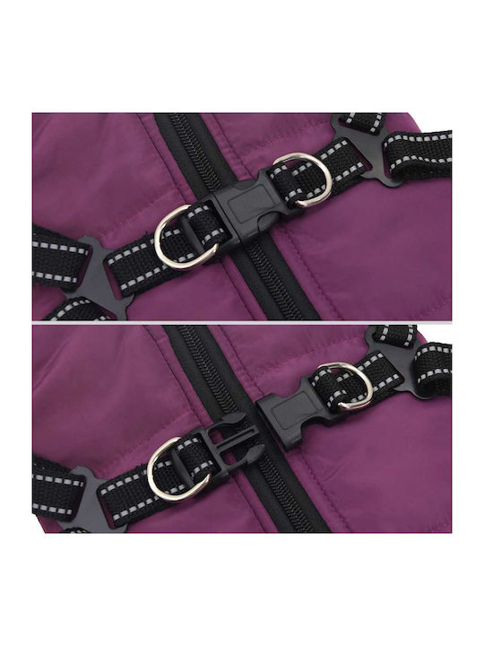 vidaXL Purple Dog Coat