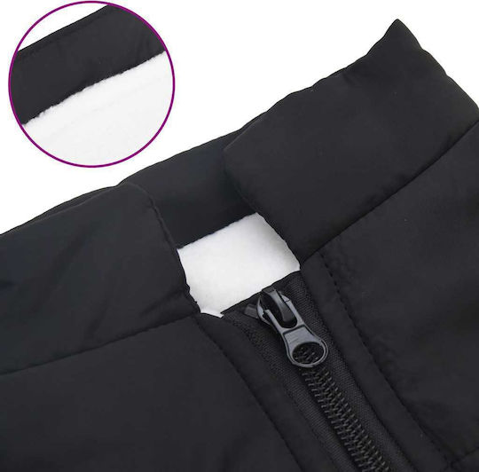 vidaXL Black Dog Coat