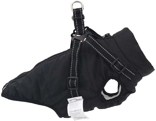 vidaXL Black Dog Coat