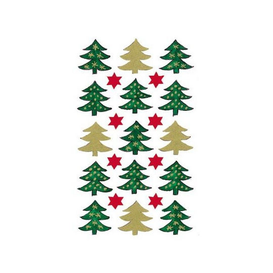 Αυτοκόλλητα Bsb Christmas Glitter 8×12,5εκ 1 Φύλλο #2