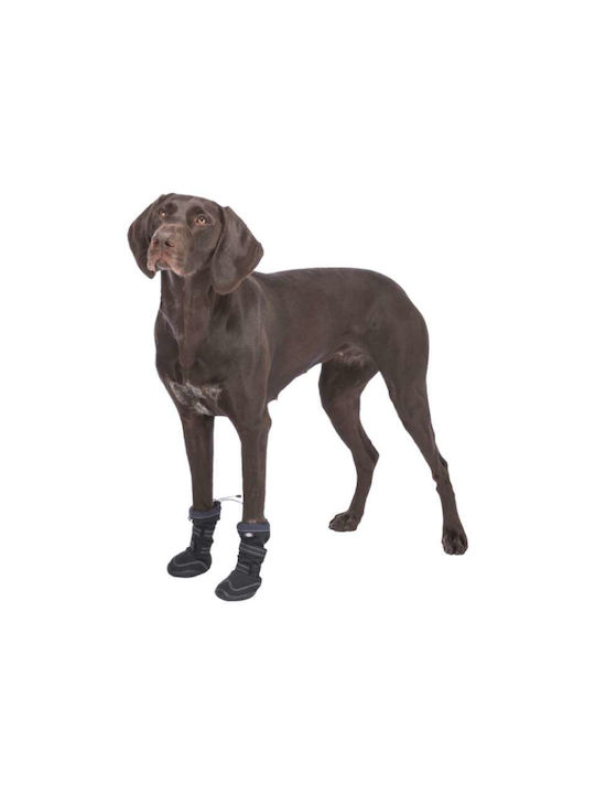 Trixie Walker Active Παπούτσια Σκύλου Small σε Μαύρο Χρώμα 2τμχ