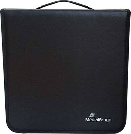 MediaRange Portable Case CD & DVD BOX94 Synthetic Leather Black for 300 CDs