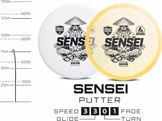 Discgolf Discmania Putter Sensei Active Premium Blue 3 3 0 1