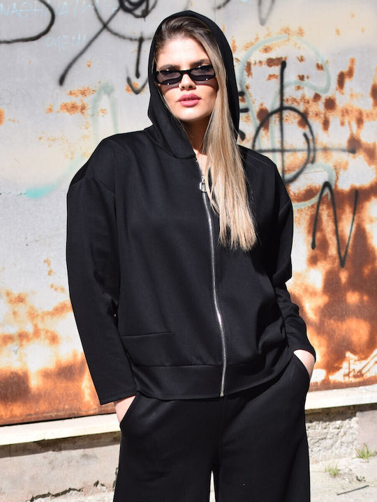 Women's Black Set with Pants with Elastic
