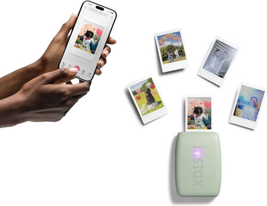 Fujifilm Instax Mini Link 3 Thermische Fotodrucker mit Bluetooth Sage Green