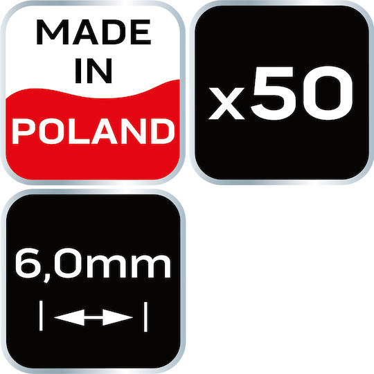 T-Abstandhalter 6,0 mm 50 Stk