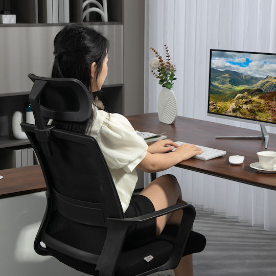 HomCom HomCom Bürostuhl Schwarz