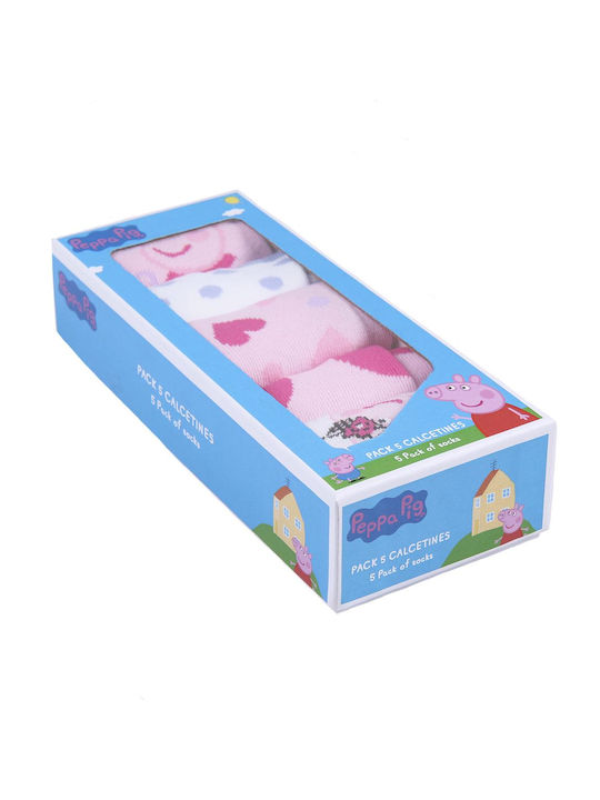 Peppa Pig Șosete pentru Copii Multicolor 5 Perechi
