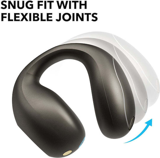 Soundcore by Anker C40i Open Ear Bluetooth Handsfree Ακουστικά με Αντοχή στον Ιδρώτα και Θήκη Φόρτισης Μαύρα