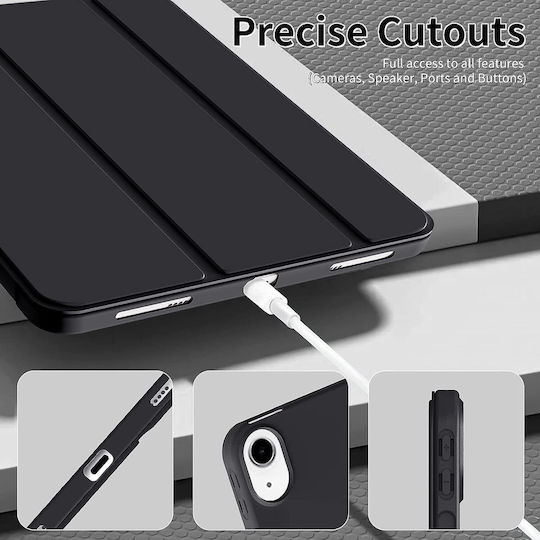 Revomag Husa Ultra Slim Flip Cover Μαύρη (Apple iPad (A16) 11-inch, 10.9-inch (2022))