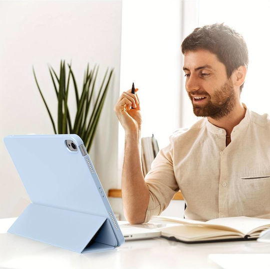 Husa Ultra Slim Pentru Apple Ipad A16 11-inch 2025 10.9-inch 2022 Silicon Tpu Smart Cover – Ice Blue