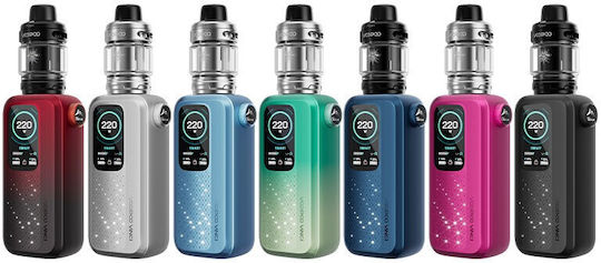 Voopoo Vinci Spark 220 & Uforce X Box Mod Kit 5.5ml με Ενσωματωμένη Μπαταρία Tech Silver