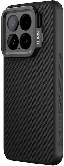 Nillkin Fiber Series Back Cover Aramid Fiber / Σιλικόνης 0.5mm Μαύρο (Xiaomi 15)
