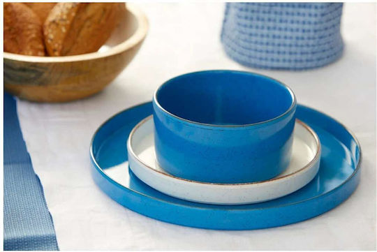 Marine Business Serving Bowl Round made of Melamine Blue with Diameter 13.21cm 6pcs