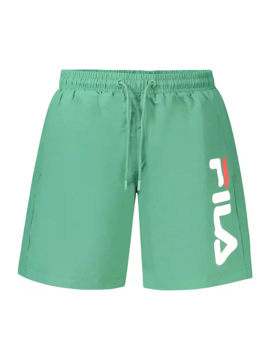 Swasiland Swim Men's Swimwear Shorts Green with Patterns
