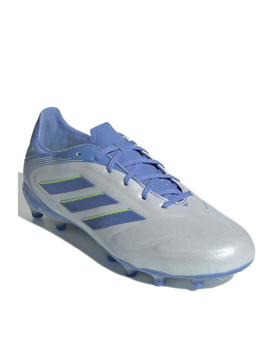 Copa Pure III League FG/MG Kids Soccer Cleats & Shoes Molded Halo Blue Blue Fusion Lucid Lemon