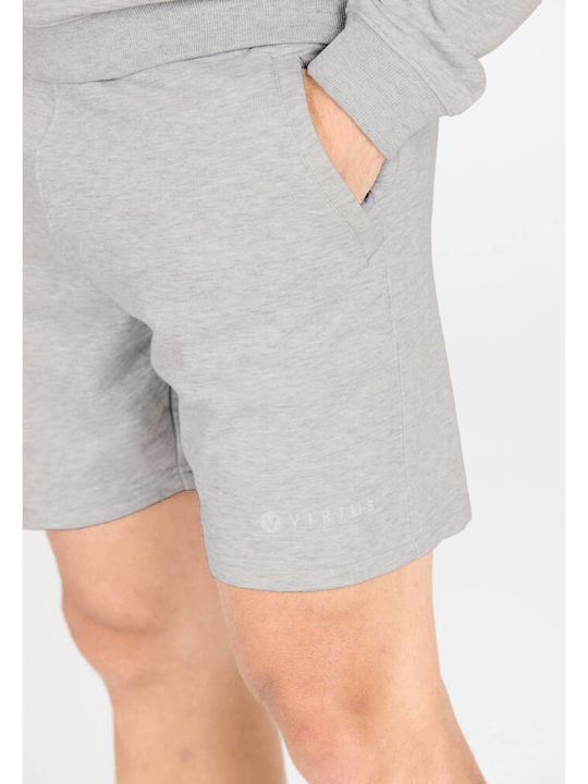 Sportliche Herrenshorts Light Grey Melange - Grey