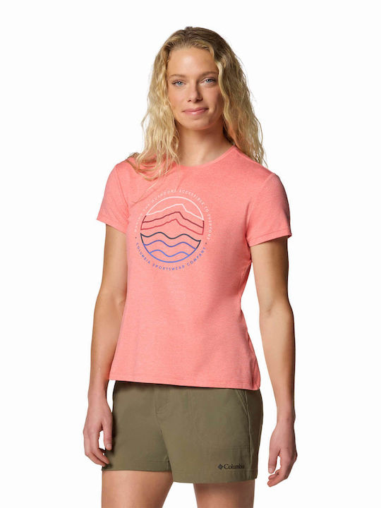 Дамско T-shirt Червено