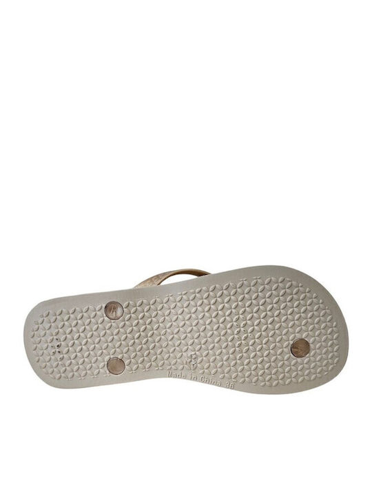 Women's Flip Flops Gold