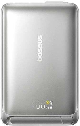 Baseus Nomos Power Bank 10000mAh 45W με Θύρα USB-C Power Delivery Ασημί