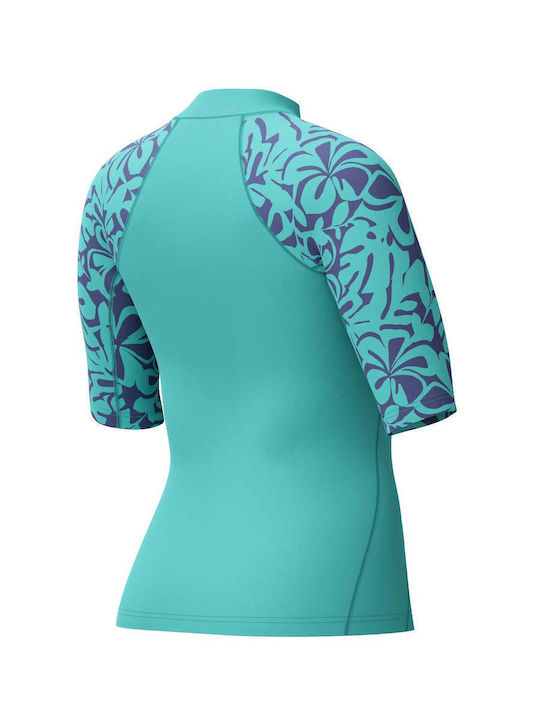 Speedo Women's Short Sleeve Sun Protection Shirt Blue