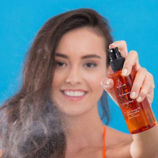 Youth Lab. Wet Skin Ulei de Protecție Solară Rezistent la Apă pentru Față și Corp SPF50 sub Formă de Spray 100ml