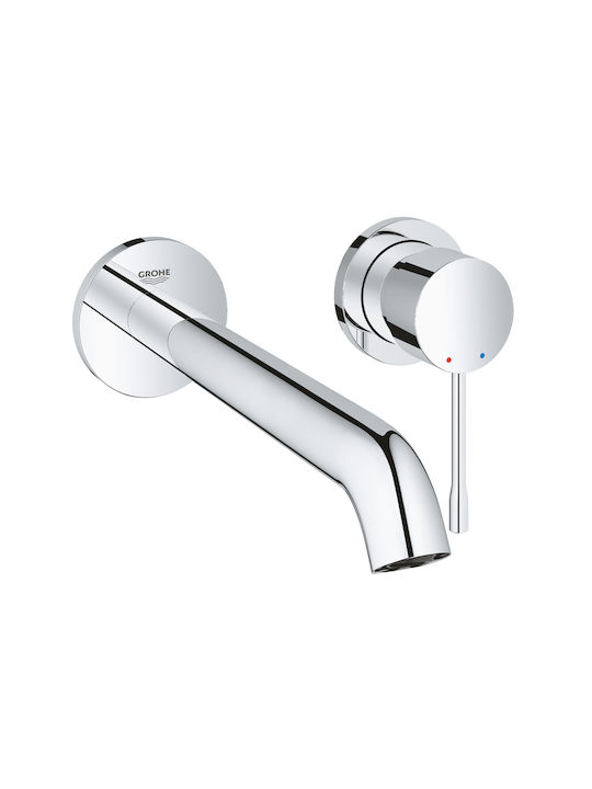 Grohe Σετ Μίκτης, Τηλέφωνο & Κεφαλή Ντουζ Εντοιχισμού για Νιπτήρα Ασημί