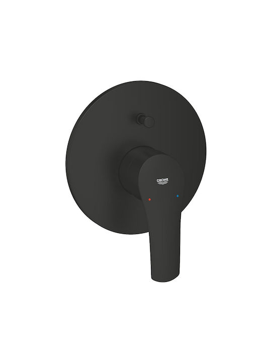 Grohe Μίκτης Μπαταρίας Εντοιχισμού για Νιπτήρα Μαύρος