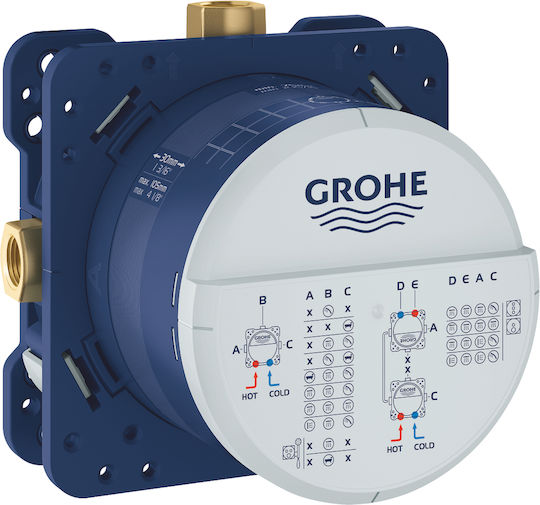 Grohe Set Mischer, Handbrause & Duschkopf für Wandmontage für für Waschbecken Silber Grohe Set Mischer, Handbrause & Duschkopf für Wandmontage für für Waschbecken Silber
