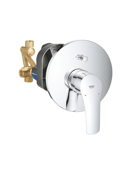 Grohe Built-in Mixer, Hand Shower & Shower Head Set for for Bathroom Sink Silver