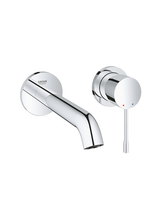 Grohe Built-in Mixer, Hand Shower & Shower Head Set for for Bathroom Sink Silver