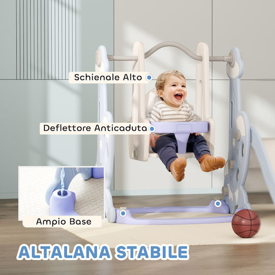 Aiyaplay Spielplatz mit Korb 147.5x160x107cm. Blauer