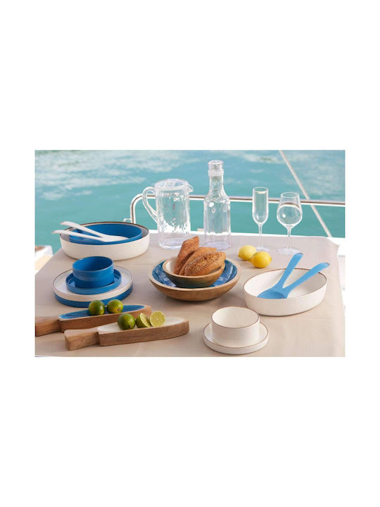 Marine Business Maldivas Плитка Меламинова Чиния Бяла с Диаметър 25.91см 6 Бройки