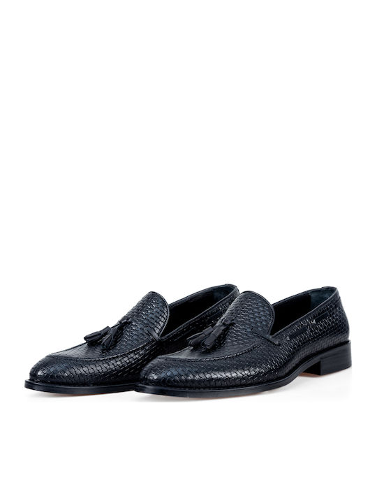 Men's Leather Moccasins Black