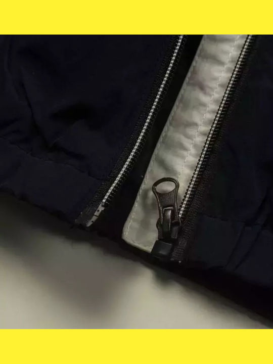 Kids' Sports Jacket with Hood White