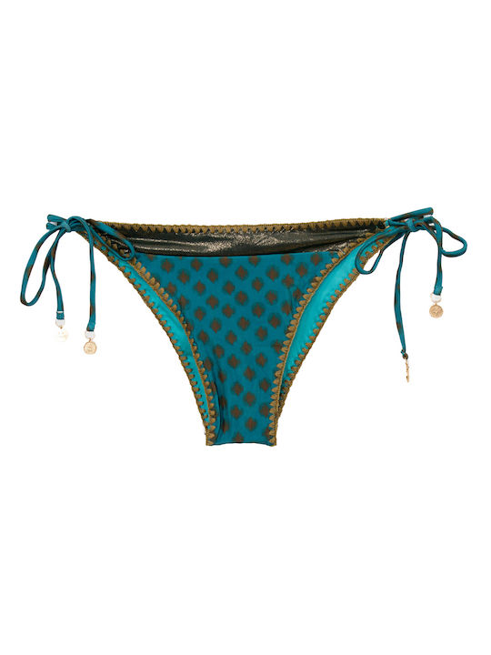 Women's Brazilian Triangle Bikini Boho Petrol