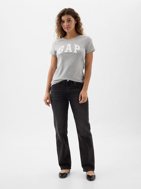 Women's Crop Sweater Cotton Grey Heather