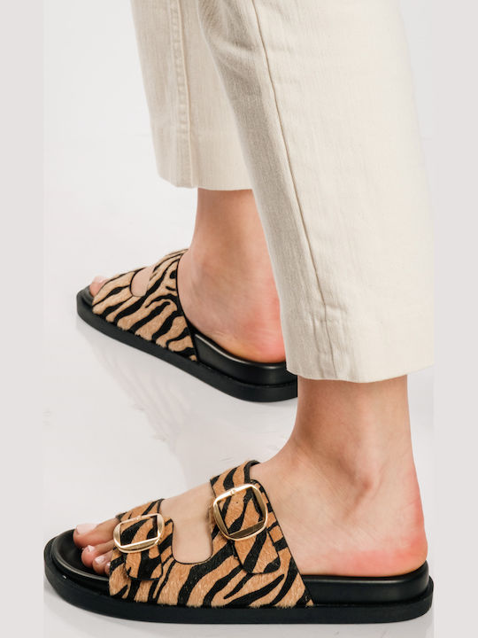Women's Flat Sandals Flatforms Mochaccino