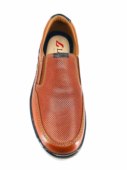 Δερμάτινα Ανδρικά Slip-On Ταμπά