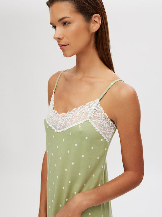 Minerva Nightgown Maternity Khaki, Ecru
