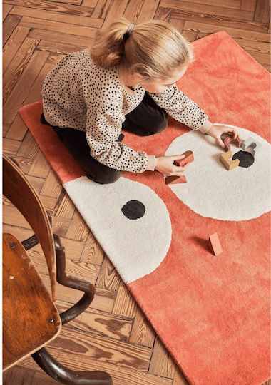 Bleuu Kinder Teppich Orange 100x130cm