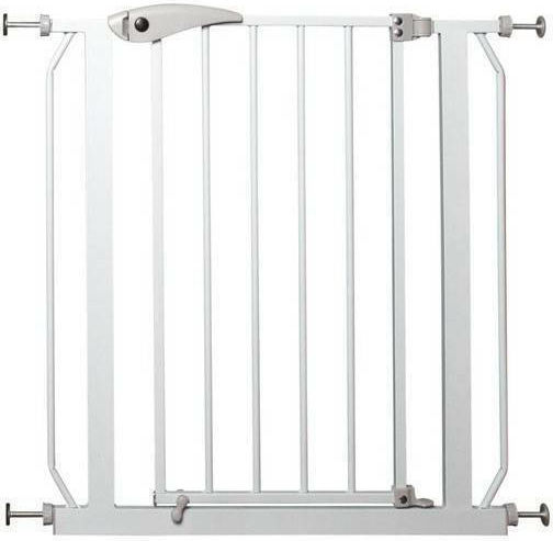 Trixie Διαχωριστικό Σκύλου 75-85x76 cm από Μέταλλο σε Λευκό Χρώμα 85 x 76 x 76εκ.