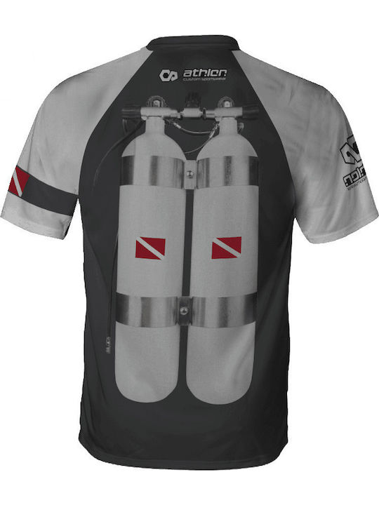 Taucher-T-Shirt Doppeltanks Taucher