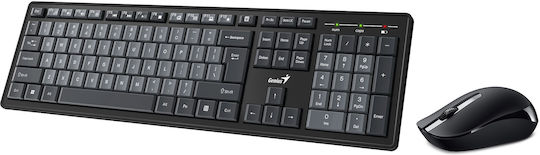 Rapoo KM-8200 Kabellos Tastatur & Maus Set Englisch UK