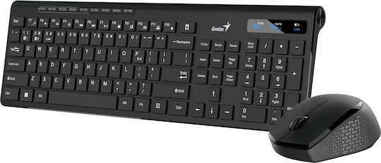 Genius SlimStar 8230 Kabellos Bluetooth Tastatur & Maus Set Englisch UK