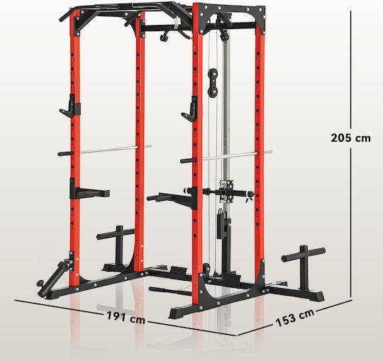 Sportnow Power Rack mit Gewichten