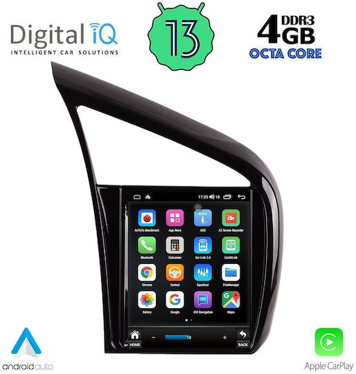 Lenovo Ηχοσύστημα Αυτοκινήτου για Audi R8 2006-2015 (Bluetooth/USB/AUX/WiFi/GPS/Apple-Carplay/Android-Auto) με Οθόνη Αφής 9.7"